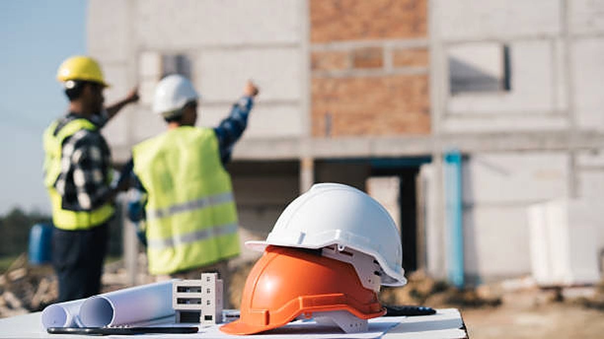 Project team coordinating pre-construction planning